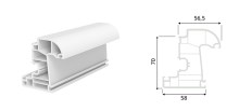 Oval Drained Sash Profile