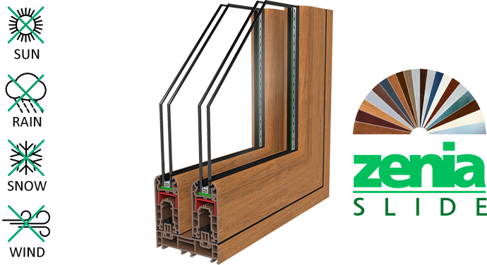 Zenia Slide (Полно изолированная раздвижная серия)