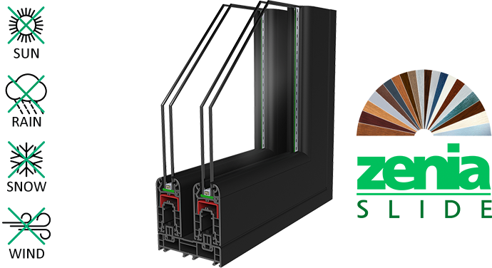 Zenia Slide (Полно изолированная раздвижная серия)