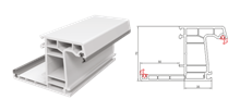 40 mm Wide Lining Profile